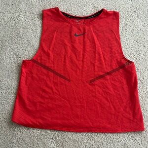 Orange Nike athletic top